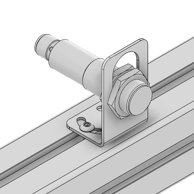 66-218-3 MODULAR SOLUTIONS ALUMINUM BRACKET<BRE>30 SERIES 18MM SENSOR HOLDING